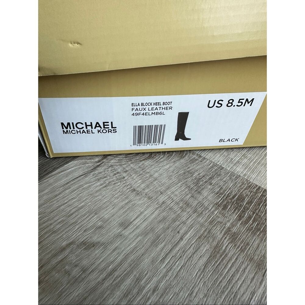 MICHAEL KORS Ella Block Heel Boot In Black US 8.5 $345 - Picture 13 of 13